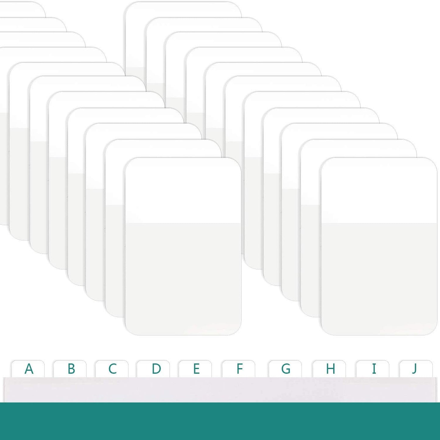 Sticky Index Tabs Page Marker Pop-up Page Flags Sticky Notes Tabs 1.6 x 1 Inch, White (1200 Pieces)