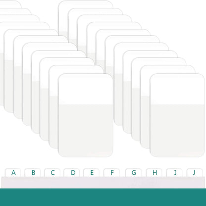 Sticky Index Tabs Page Marker Pop-up Page Flags Sticky Notes Tabs 1.6 x 1 Inch, White (1200 Pieces)