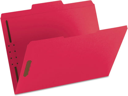 Pendaflex Fastener Folders, 2 Fasteners, Letter Size, Green, 1/3 Cut Tabs in Left, Right, Center Positions, 50 per Box (22140GW)