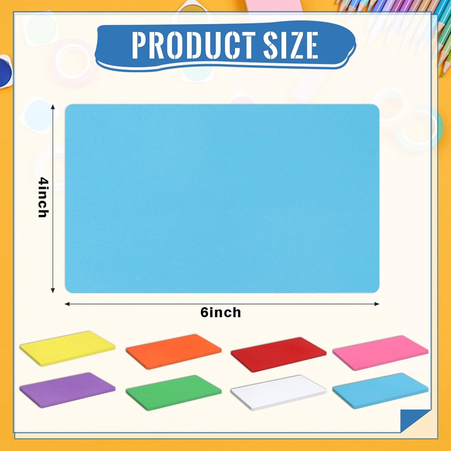 120 Pcs Dry Erase Index Cards Notecards Blank Reusable Flash Cards Sheets Game Cards Study Business Note Cards for School Office Housework Taking To Do List(Rainbow, 3 x 5 Inch)