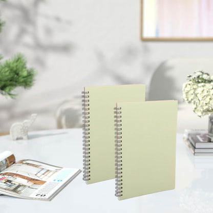 MIVIDE 24 Pack A5 Bulk Spiral Notebooks with Kraft Cover, 8.3 x 5.8 Inch 120 Pages Hardcover Spiral Lined Notebook Journal, Lined Travel Bulk Writing Notebook for School Office Supplies(Black, Kraft)