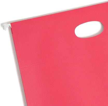Smead Hanging File Pocket with Full-Height Gusset, 3-1/2" Expansion, Letter Size, Standard Green, 10 per Box (64220)