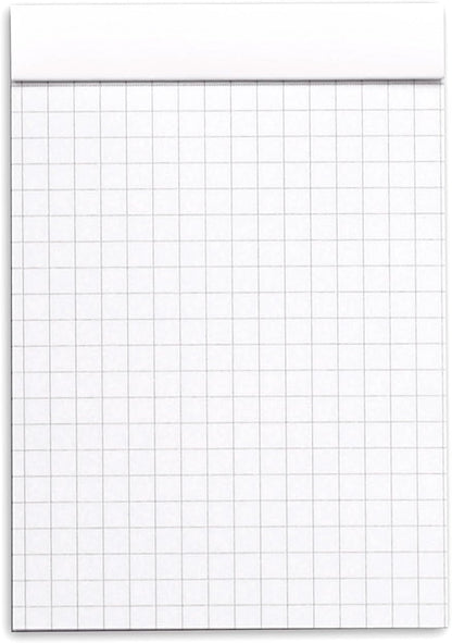 Rhodia 80 Sheet Graph Notepads, 4 by 6", Black