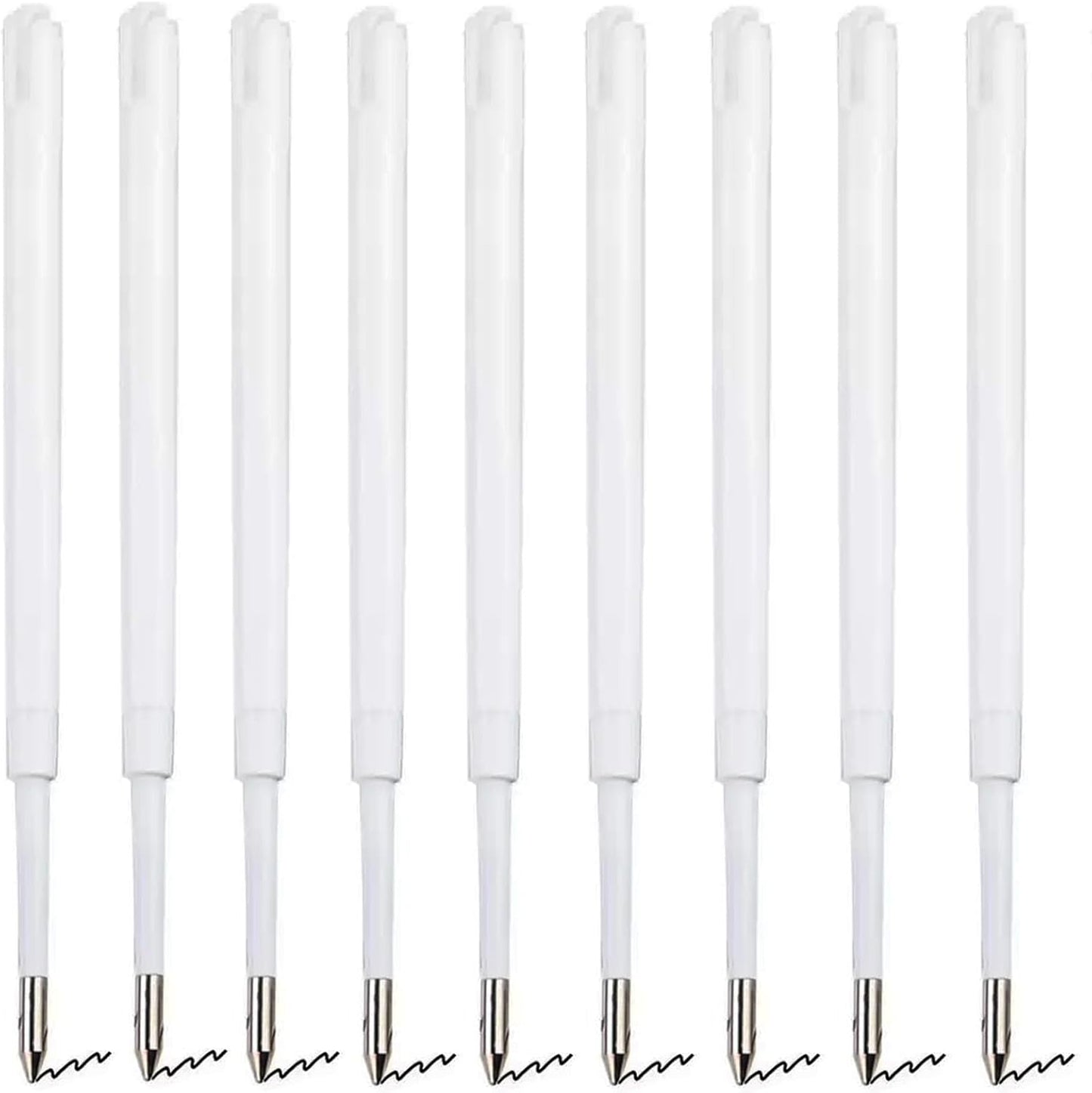 100 PCS Ballpoint Pen Refills Retractable Pen Refills 3.86" Black Ink for Sparkle Pens Bamboo Pen Refills1.0mm for Retractable Pens Wood Pens in Office School Family