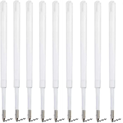 100 PCS Ballpoint Pen Refills Retractable Pen Refills 3.86" Black Ink for Sparkle Pens Bamboo Pen Refills1.0mm for Retractable Pens Wood Pens in Office School Family