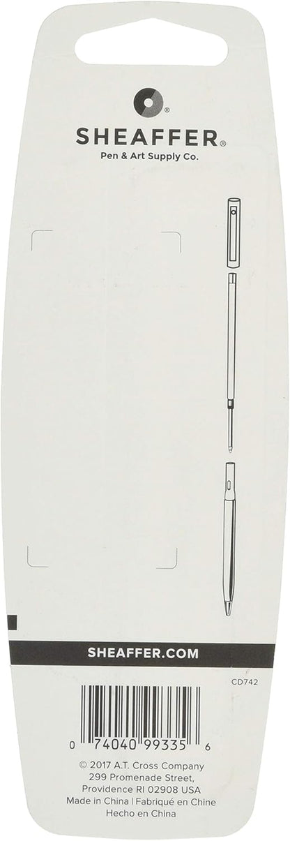 Sheaffer Ballpoint Refill K Style - Black Medium - Blister Card