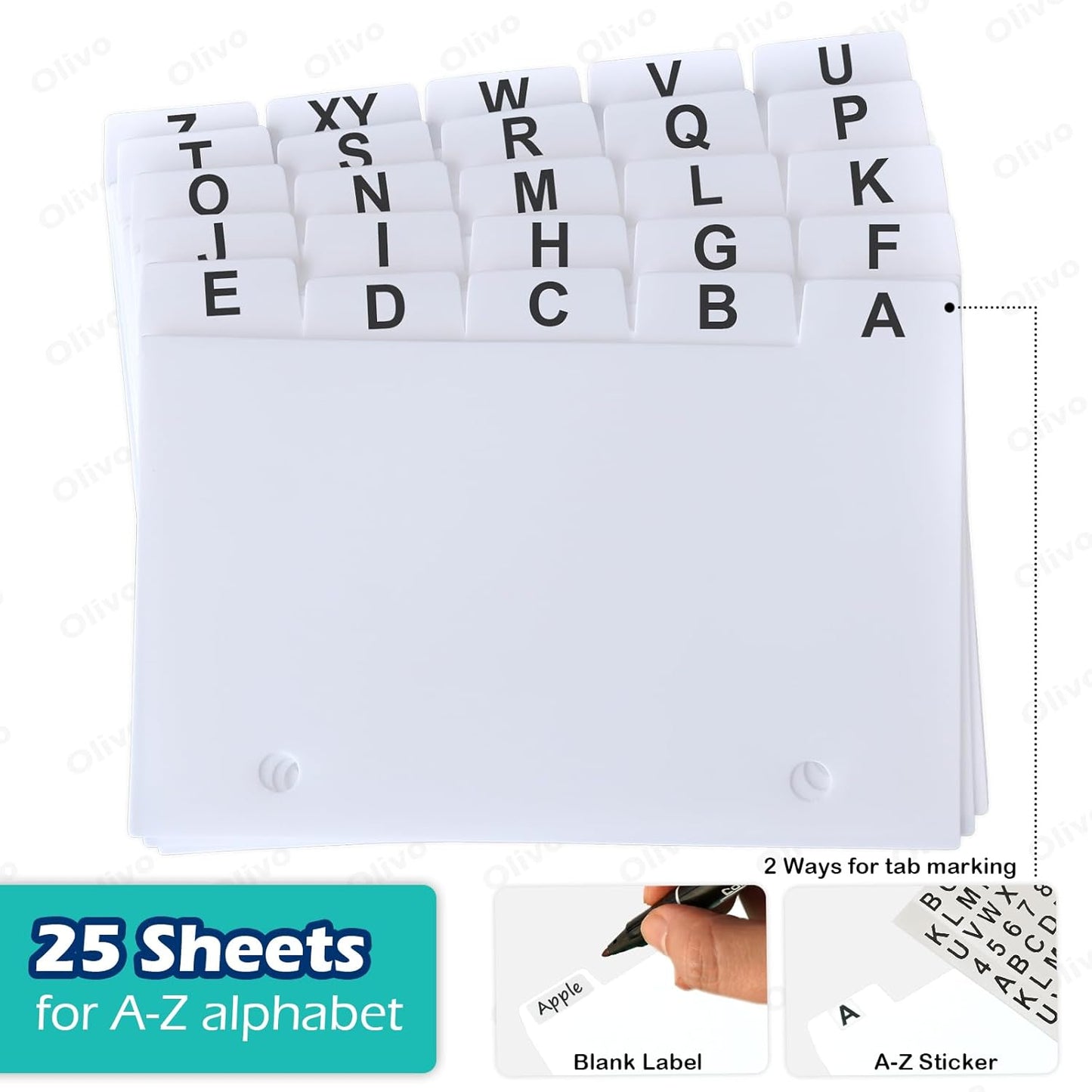 3x5 Lined Index Cards with Ring Binder Holder and Dividers, 100 Ruled Cards, Blue