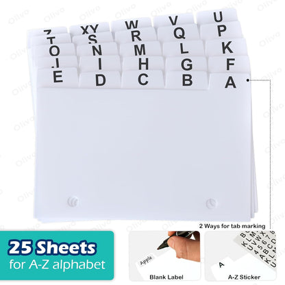 3x5 Lined Index Cards with Ring Binder Holder and Dividers, 100 Ruled Cards, Blue