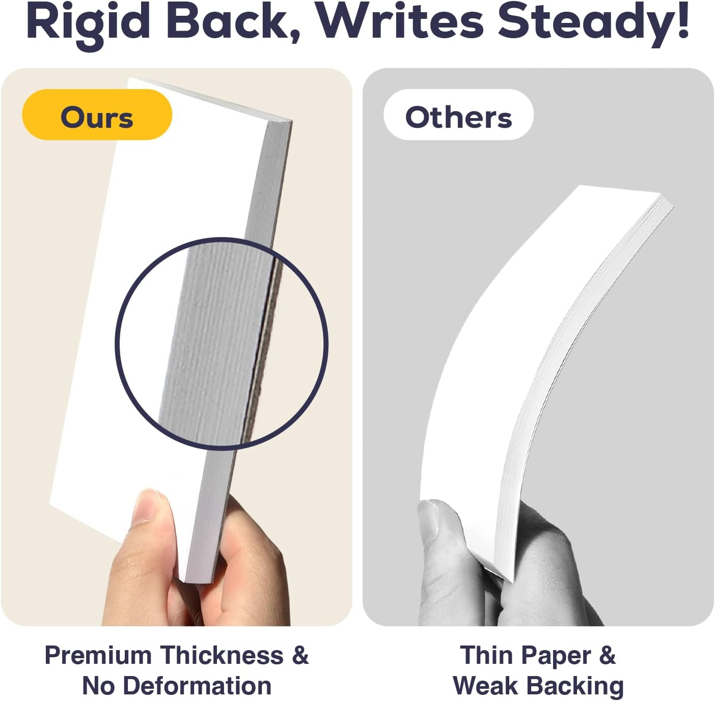 FMP Brands 10 Pack Note Pads 4x6, 100 Sheets Per Memo Pad, Writing Scratch Pad, Blank Notepad, White Waitress Server Note Pads, Paper Pad, To Do Grocery List Small Notepads