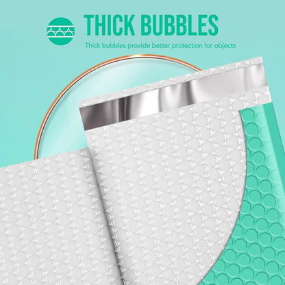 Fuxury Bubble Mailers 10.5x16 Inch 40 Pack Self Seal Padded Envelopes Waterproof Mailing Envelopes Bubble Padded Cushioning Padded Mailers Bubble Bags for Packaging Small Business Large #5 Black