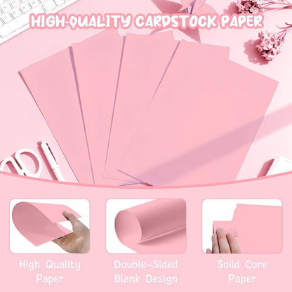 40 Sheets Cream Cardstock Paper 8.5 x 11, Ivory Cardstock Printer Paper 8.5x11, Off White Card Stock Paper 8.5 x 11, 200 GSM Construction Paper for DIY Cards, Greeting Cards, Wedding Invitations