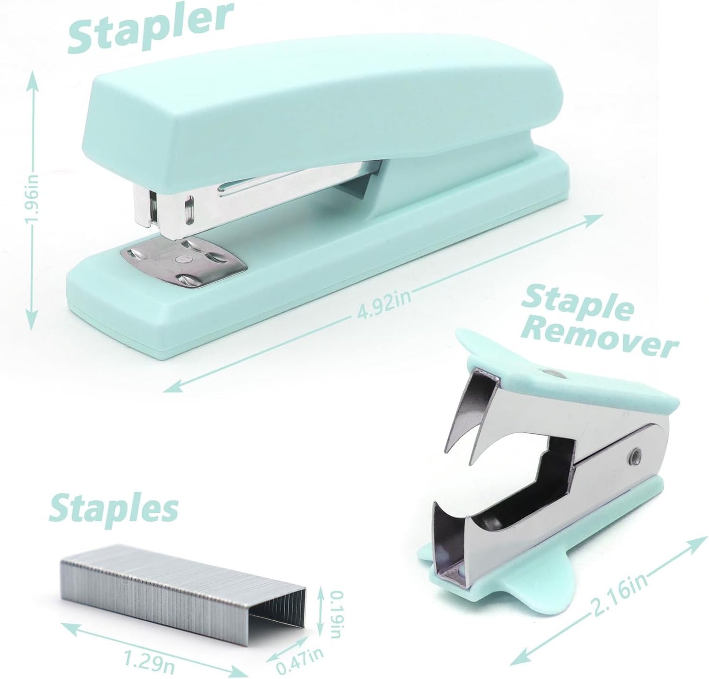 Pink Office Stapler, 25 Sheet Capacity with 2000 Staples and Staple Remover, Desktop Stapler,Pink Office Supplies for Students and Office Clerks
