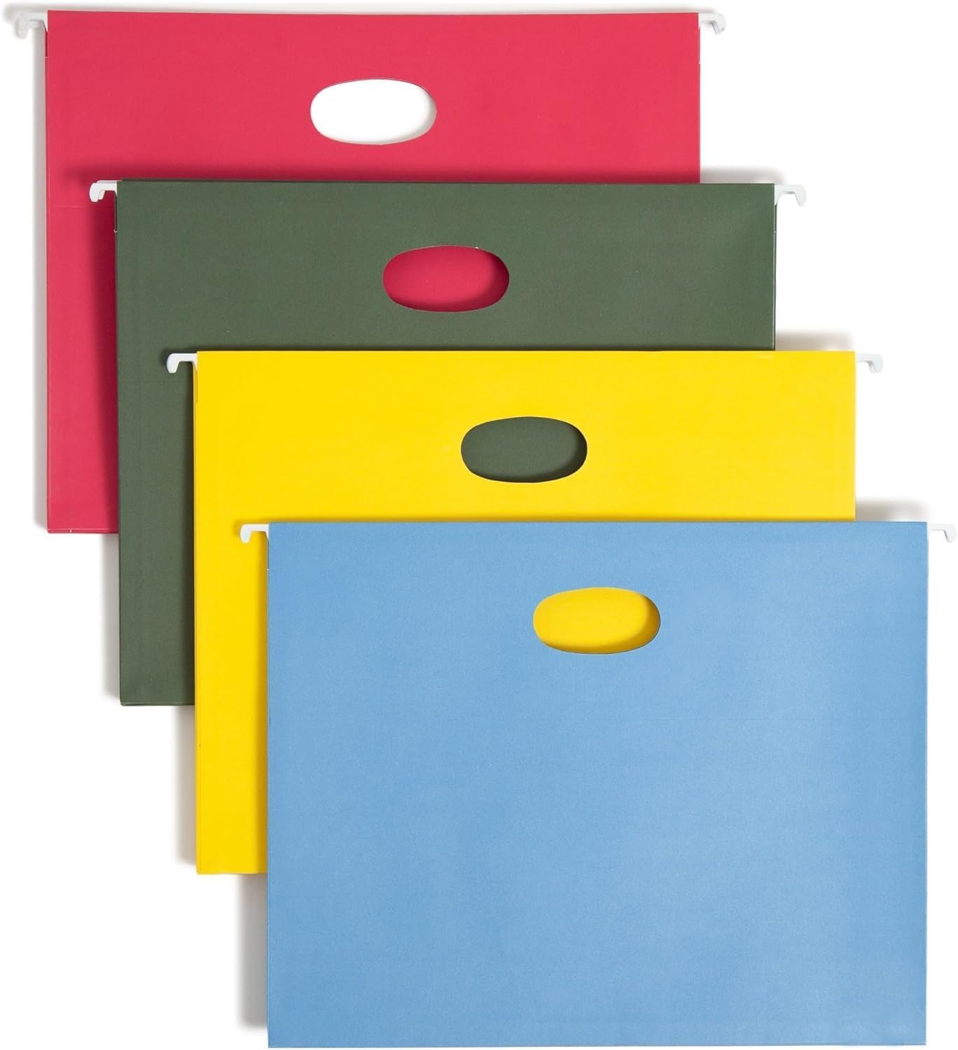 Smead Hanging File Pocket with Full-Height Gusset, 3-1/2" Expansion, Letter Size, Standard Green, 10 per Box (64220)