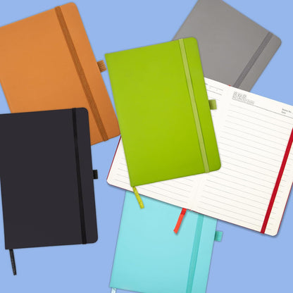 12 Pack Lined Journal Notebook - A5 Hardcover Notebooks 192 Pages, 100 GSM Thick Paper Journal, 8.3 x 5.7 inches, Journals for Writing, School Supplies, Office Supplies