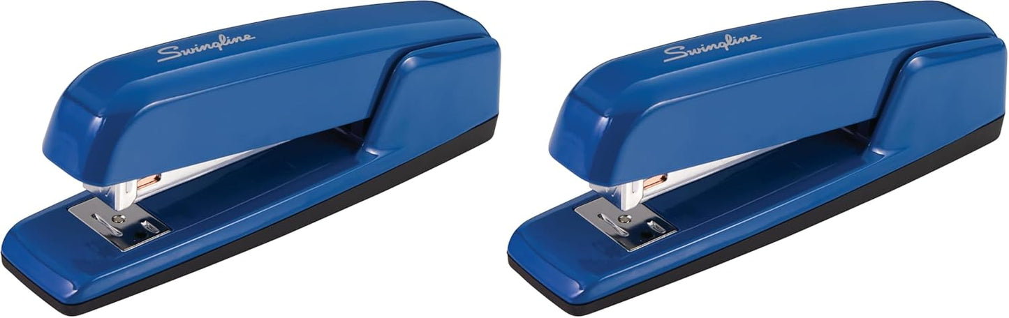 Swingline Stapler, 30 Sheet Capacity, 747 Business Stapler, Jam Free, Metal, Rio Red (74736)