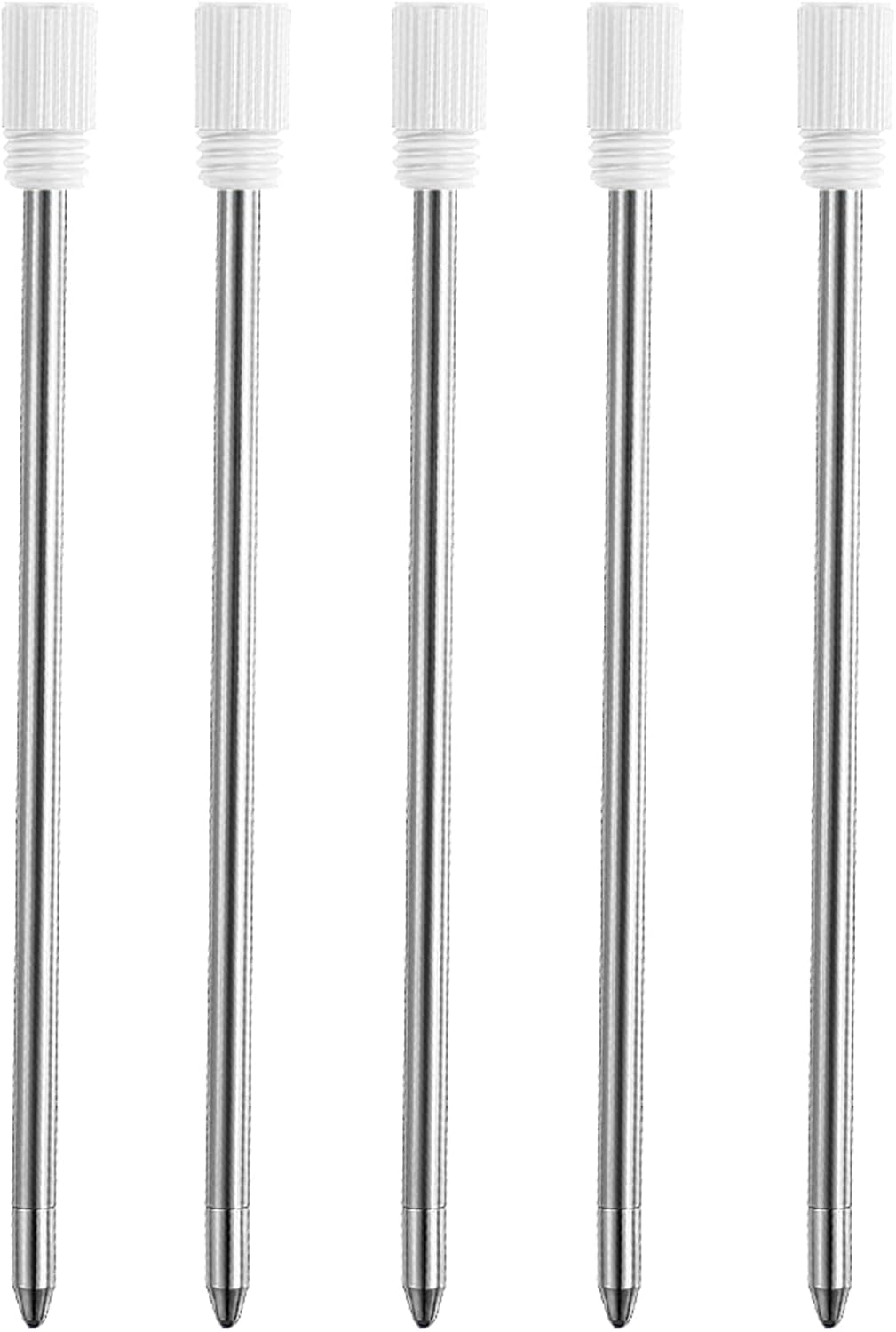 DUNBONG Ballpoint Metal D1 Refill for Multifunction Pen, Black pack of 5 pieces (Black)
