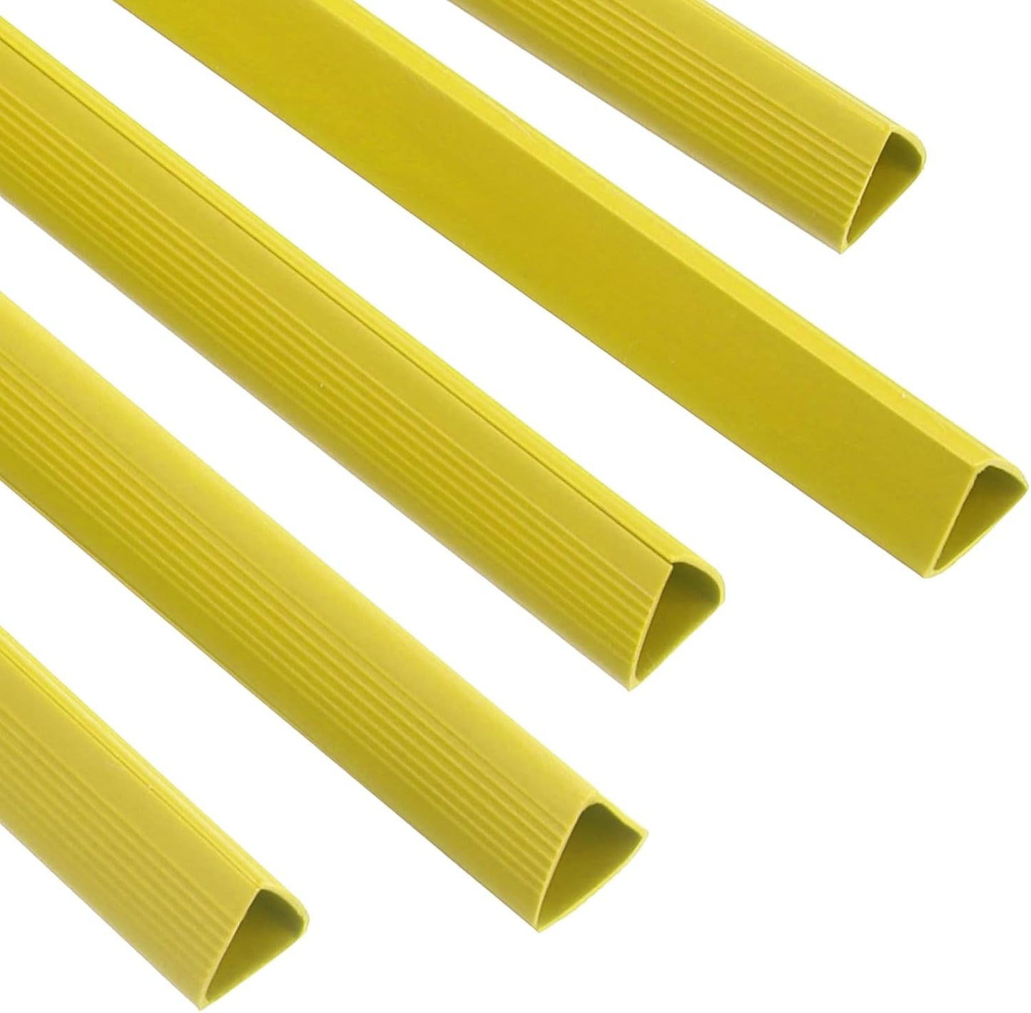 PATIKIL 10Pcs Binding Bars, 15mm Binding Bars Slide Grip 120 Sheets Capacity A4 Size Report Binder Triangle Presentation Binder for Report Cover Resume, Blue