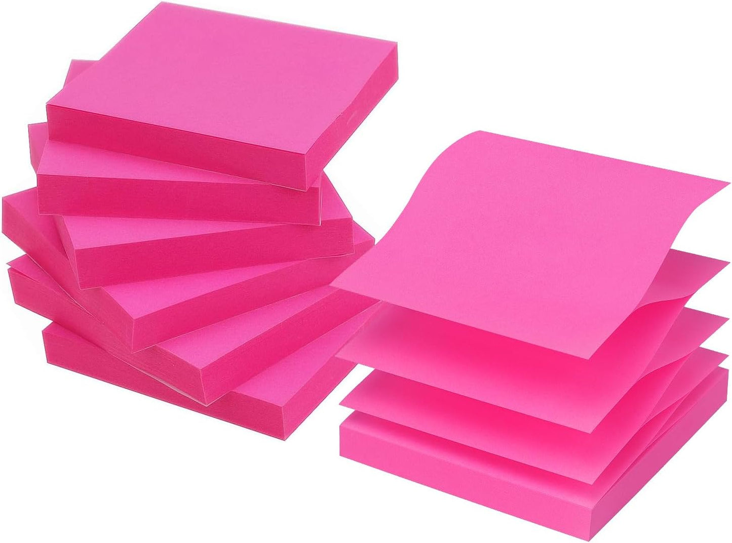 Early Buy Pop Up 3x3 Sticky Notes Self-Stick Notes 6 Pads, 6 Pastel Color, 100 Sheets/Pad