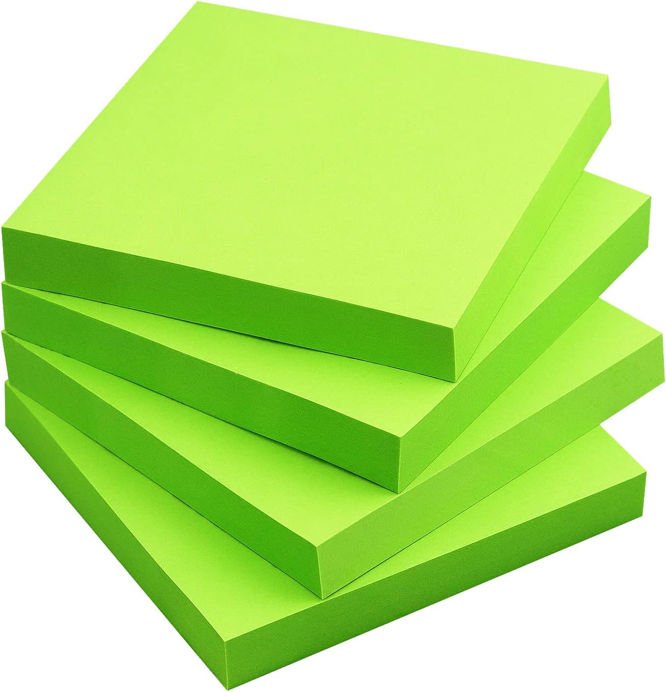 Sticky Notes 3x3 Self-Stick Notes Bright Colors Sticky Notes 4 Pads 100 Sheets/Pad (Yellow)