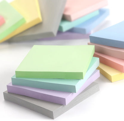 Eastern Wolf 8 Pads Sticky Notes 3x3 Self-Stick Notes 8 Bright Multi Colors Purple Sticky Notes, 85 Sheet/Pad