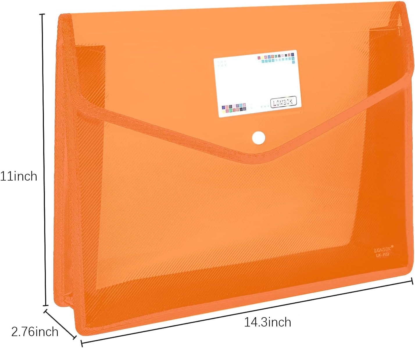 YoeeJob Plastic File Folders Legal Size Expandable Document Folder with Snap Button Closure, A4 Expanding File Wallet Envelopes Pouch with Label Pocket, 2 Packs, Black