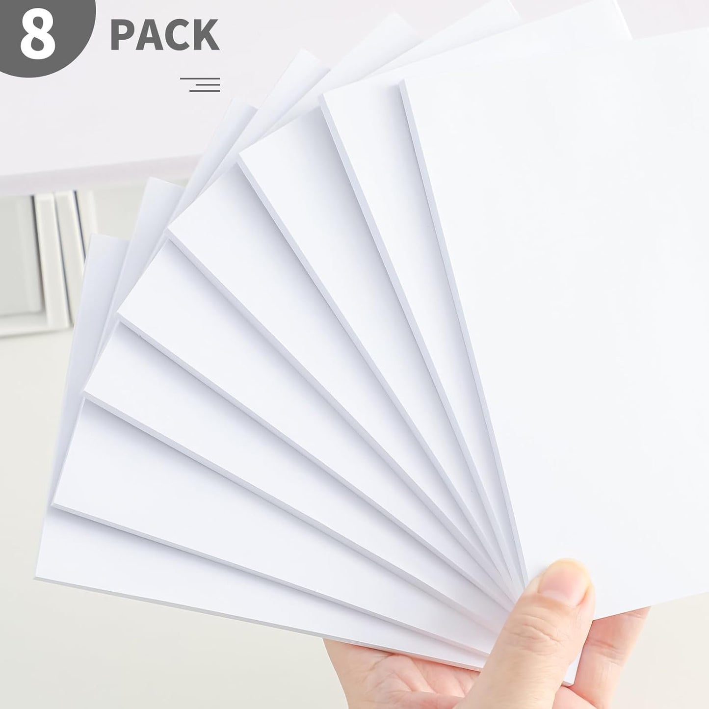 QiCheng Note Pads Memo Pads Small Notepad 50 Sheets 4X6 note pad Scratch Pads for Writing Blank Scratch Pads (12)