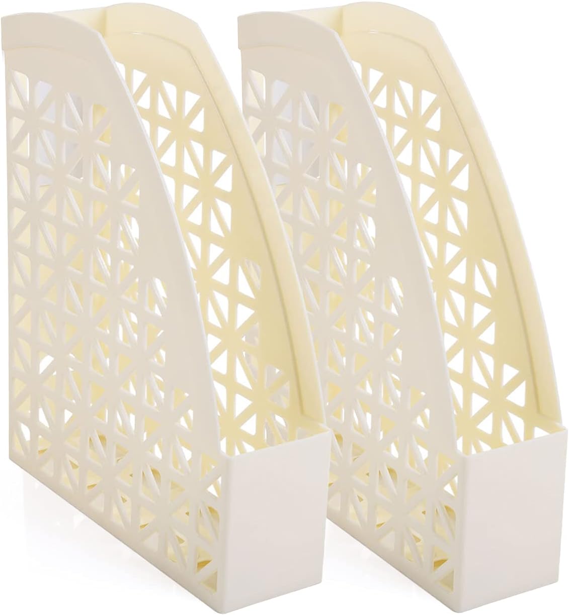 Mintra Office Plastic Desk Organizer 2pk Magazine File (Lavender)
