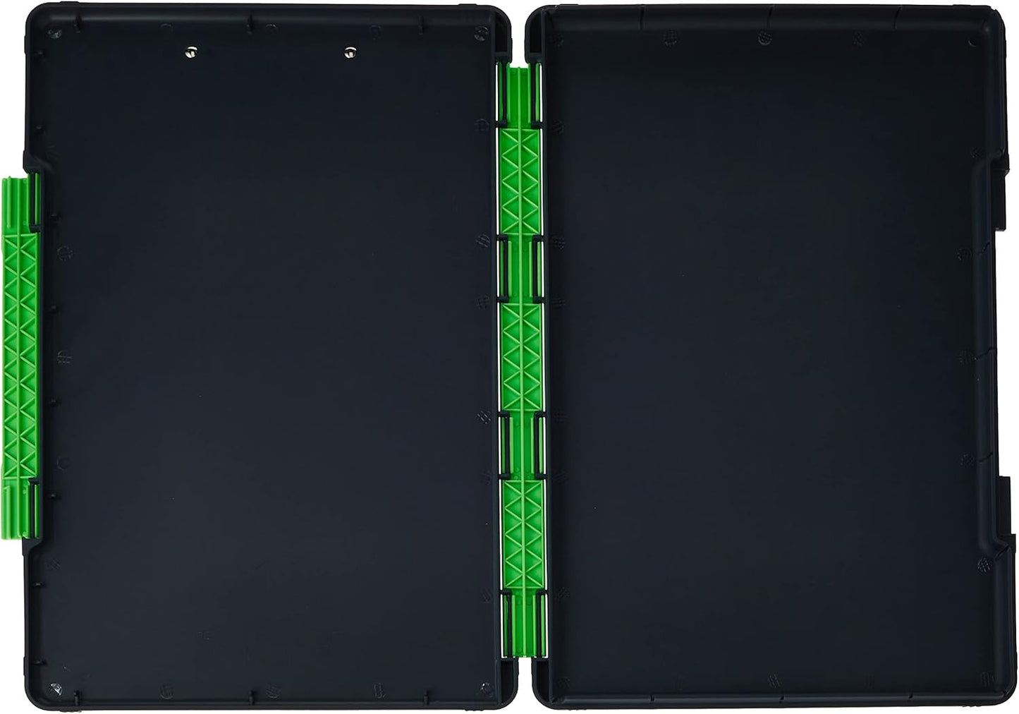Dexas Legal Size XL Slimcase 2 Storage Clipboard, Gray with Green Clip, 15.5" x 10.5"