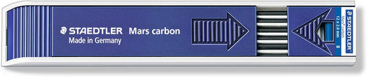 Staedtler Mars Carbon Lead, 2mm, H, 12 Lead (200-H)