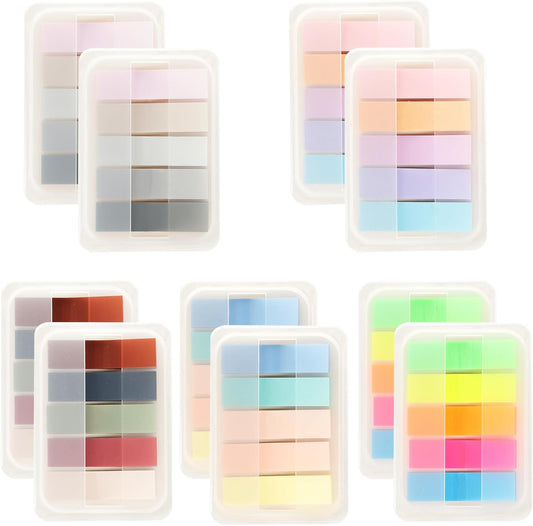1000 Pcs, Transparent Sticky Notes, Page Markers, Book Tabs, Sticky Tabs, Page Tabs, Label Stickers, Pop Up Index Tabs, Tabs Flags Stickers
