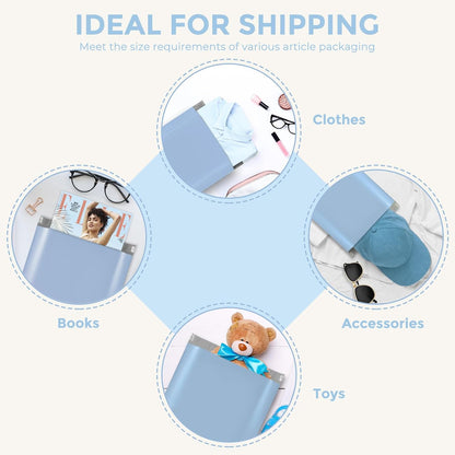 Metronic Poly Mailers 10x13 300 Pcs, Small Shipping Bags for Clothes, Shipping Envelopes for Small Business, Strong Adhensive Mailing Bags, Haze Blue