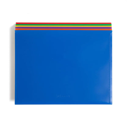 Smead Poly Document Holders, Snap Closure, Side Load, Letter Size, Primary Colors, 6 per Pack (89687)
