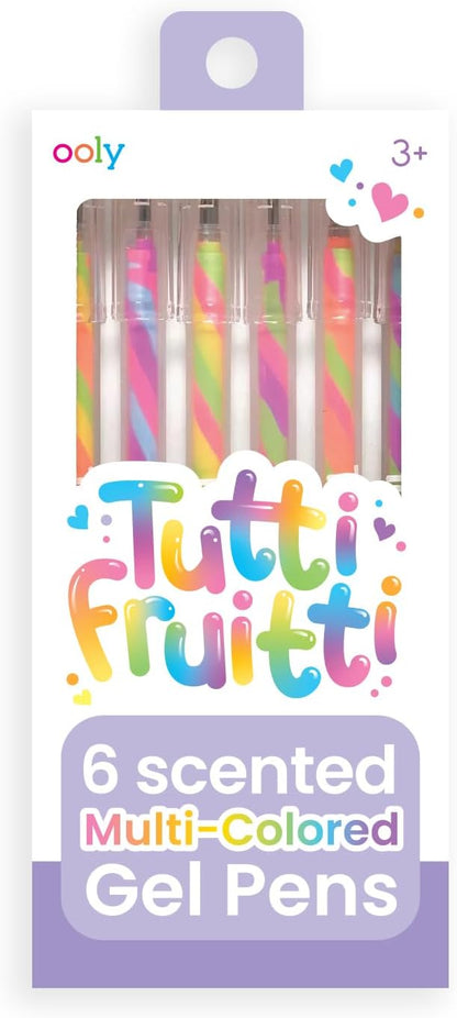 Ooly Scented Yummy Yummy Glitter Gel Pens Set of 12-1.00mm NIB Scented Glitter Pens for Kids and Adults, Art and Stationery Supplies