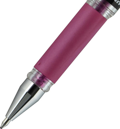 uniball Signo Gel Impact Pens, Bold Point (1.0mm), Metallic Pink Ink, 6 Pens