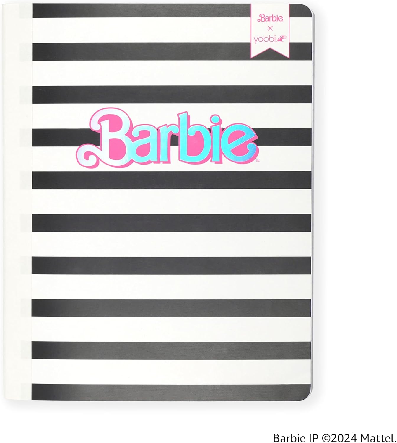 Yoobi College Ruled 8 x 10.5” Spiral Notebook Set – 3-Pack of 1 Subject Notebooks, Pink, Purple & Black Celestial Patterns – 150 Perforated 3-Hole Punched Sheets