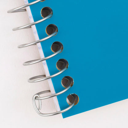 Five Star Spiral Notebooks, 6 Pack, 2 Subject, College Ruled, 9 1/2" x 6", 80 Sheets, Amethyst Purple, Sedona Orange, Seaglass Green, Tidewater Blue, Gray and Black (840029A-ECM)