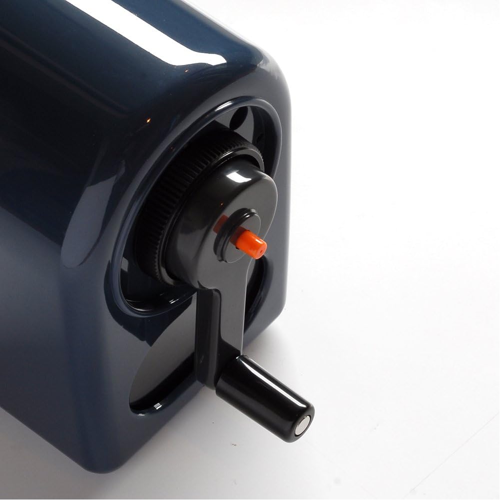 Uni KH-20 Hand Crank Wooden Pencil Sharpener - Blue (japan import)