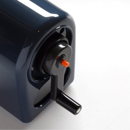 Uni KH-20 Hand Crank Wooden Pencil Sharpener - Blue (japan import)