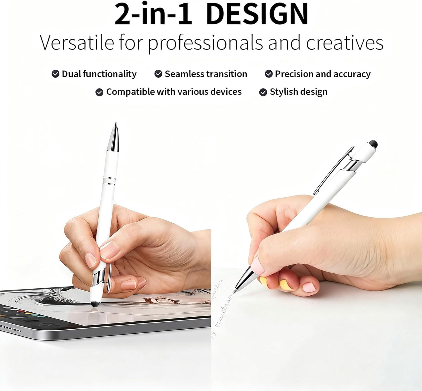15 Pack Motivational Pen Set - Inspirational Quotes Retractable Ballpoint Pens for Office School Supplies, Encouragement Gifts for Women Men, Multicolor