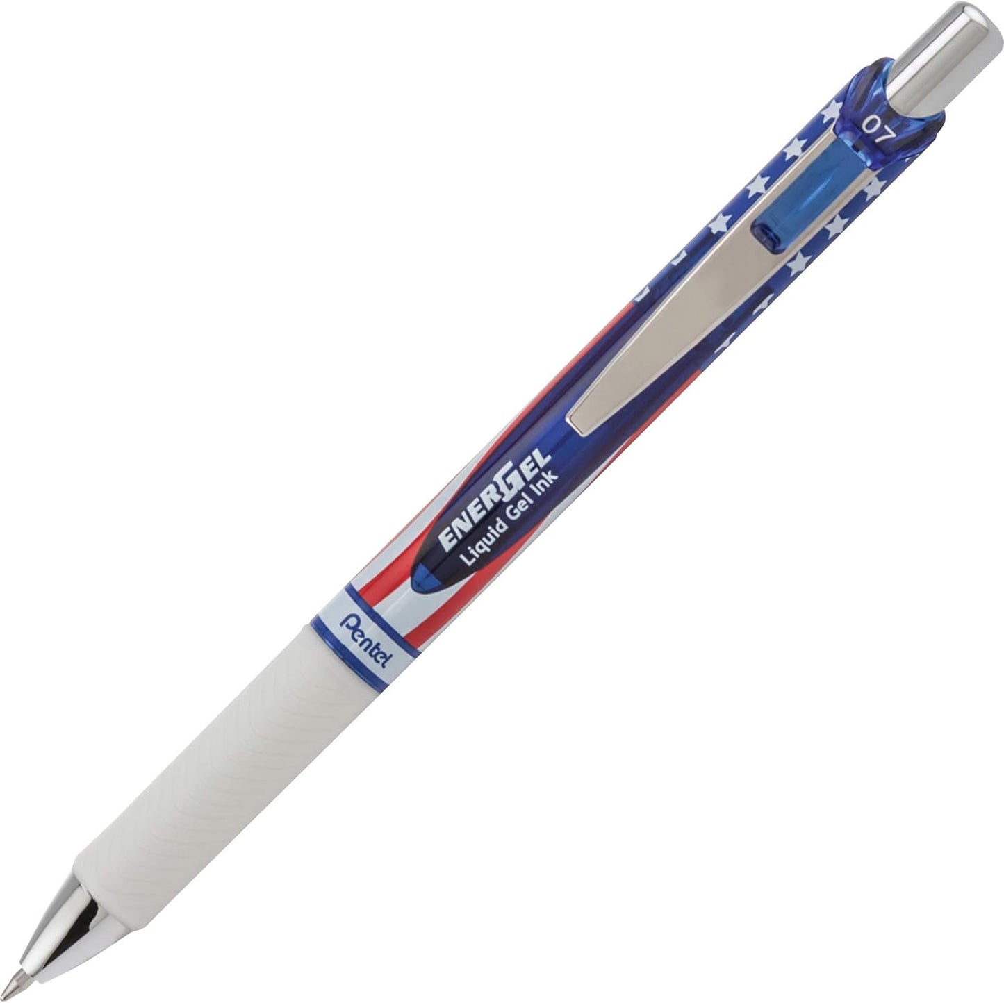 Pentel EnerGel RTX Retractable Liquid Gel Pen, (1.0mm), Bold Line, Metal Tip, Black Ink, Pack of 3 (BL80BP3A)