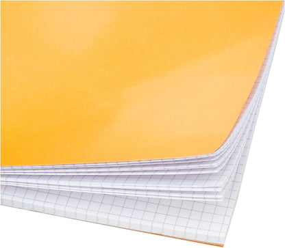 Rhodia 80 Sheet Graph Notepads, 4 by 6", Black