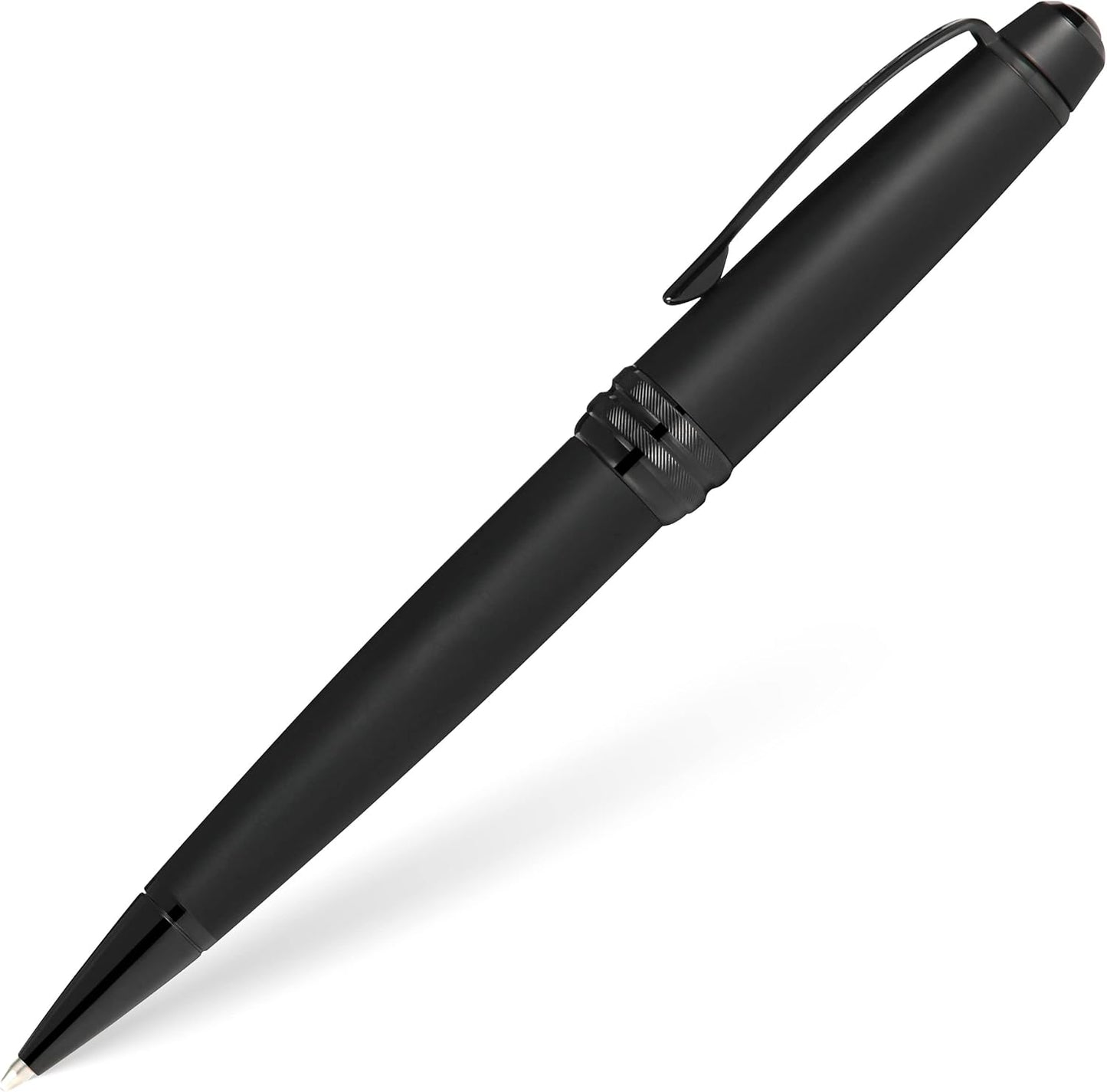 Cross Bailey Matte Red Lacquer Rollerball Pen - Refillable Pen for Smooth Writing - Well-Balanced, Distinctive Design - Easy Handling - Comfortable Grip - Gift-Ready Black Ink