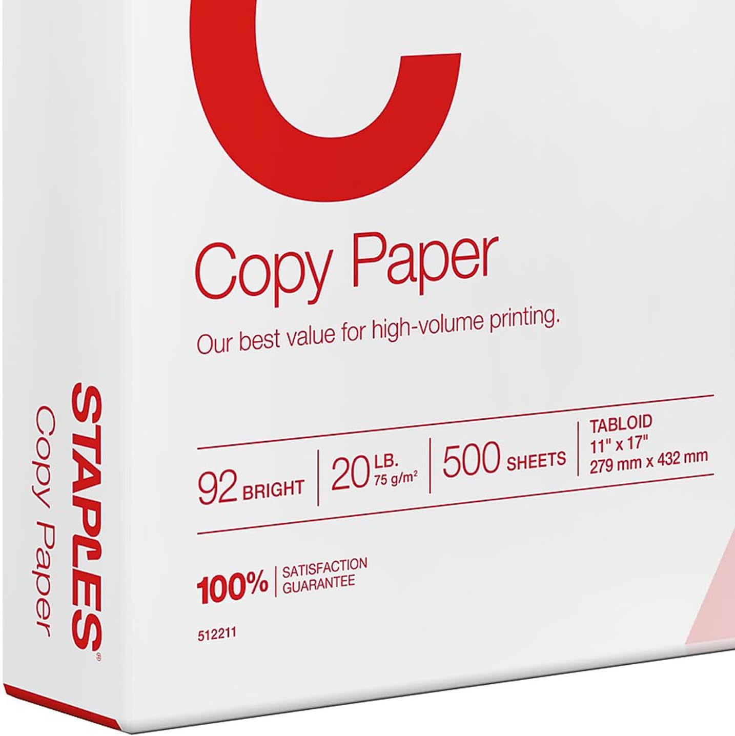 TRU RED 8.5x11 Copy Paper 20 lb. 92-Bright 5000 Sheets/Carton, For Office, School & Home