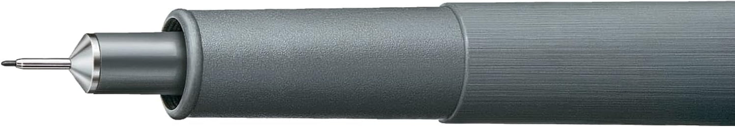 Staedtler Pigment Liner Pack, Black, 8 Pens, Assorted Line Widths, 0.05mm, 0.1mm, 0.2mm, 0.3mm, 0.5mm, 0.8mm, 1.0mm, 1.2mm