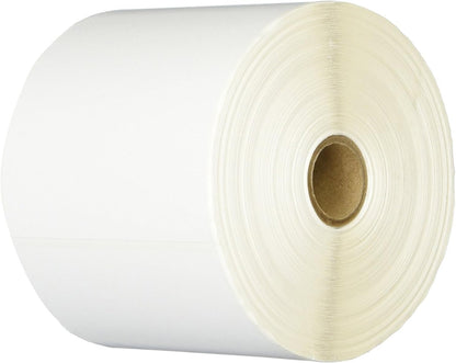 9527 Product Fanfold 4 x 6 Direct Thermal Labels White Perforated Shipping Labels, 500pcs per Stack,1 Stack