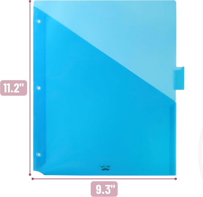 Mr. Pen- Binder Dividers with Pockets and Tabs, 1 Set, 8 Tabs/Set, Colorful, 3 Ring Binder Dividers with Tabs and Pockets on Both Sides