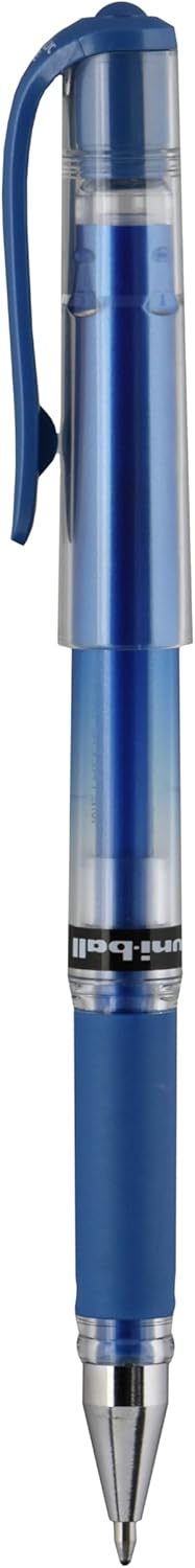 uniball Signo Gel Impact Pens, Bold Point (1.0mm), Metallic Pink Ink, 6 Pens