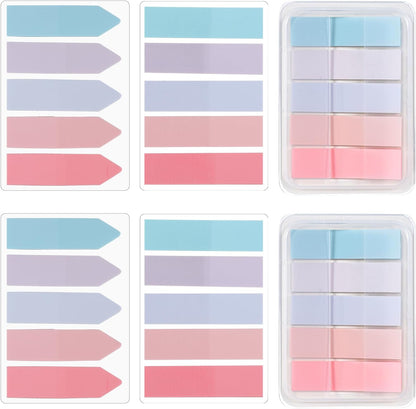 600 Pcs Sticky Indexing Tabs Page Markers Sticky Index Tab Post Tabs Flags Stickers Book Annotation Bookmark Notes for Book Notes Easy Remove Reading Index Folders File Note