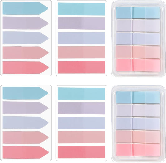 600 Pcs Sticky Indexing Tabs Page Markers Sticky Index Tab Post Tabs Flags Stickers Book Annotation Bookmark Notes for Book Notes Easy Remove Reading Index Folders File Note
