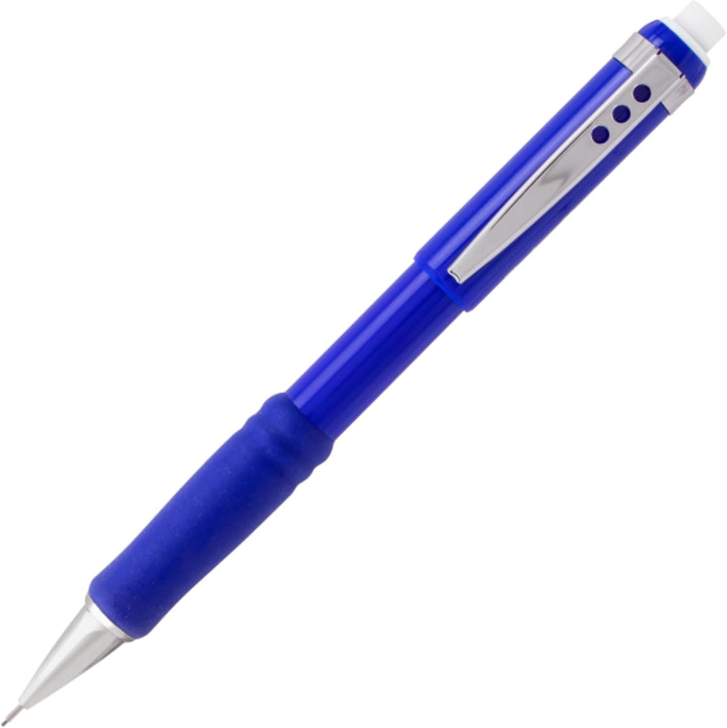 Pentel Twist Erase III Premium Mechanical Pencil 0.5mm 4 pack Assorted Barrels (1 each Black, Blue, Green, Violet)
